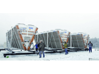 Zurich, Switzerland – Air conditioning installation - 3 units – XXLD  Mega Giant dry coolers with spray system