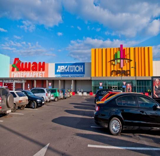 Shopping mall “Grad City“ (Voronezh) - Dry-coolers  LU-VE EHLD1F 1287 N 16VENT (2X8) with WSS – 4 pcs. 