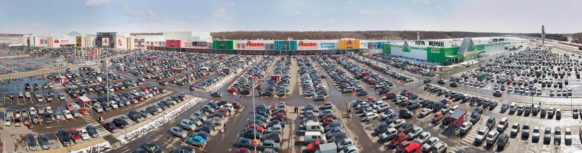 Shopping mall “Grad City“ (Voronezh) - Dry-coolers  LU-VE EHLD1F 1287 N 16VENT (2X8) with WSS – 4 pcs. The total cooling capacity  of 8 MW.