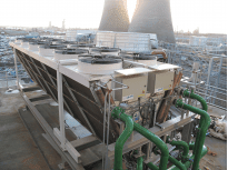 Steam turbine water cooler,  North East England - EHLD1N 2267E EC Fans + WS System.
