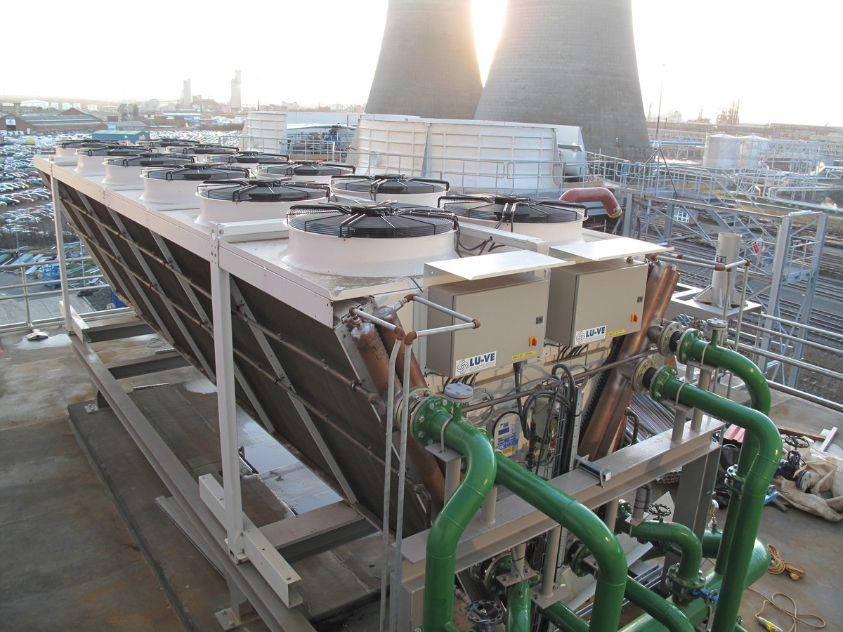 Steam turbine water cooler,  North East England - EHLD1N 2267E EC Fans + WS System.