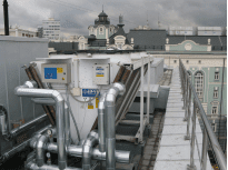 Bolshoi Theatre, Russia - EHLD1N 2257 with 10 fans Dry coolers - 2 pcs. Total cooling capacity 2 MW.
