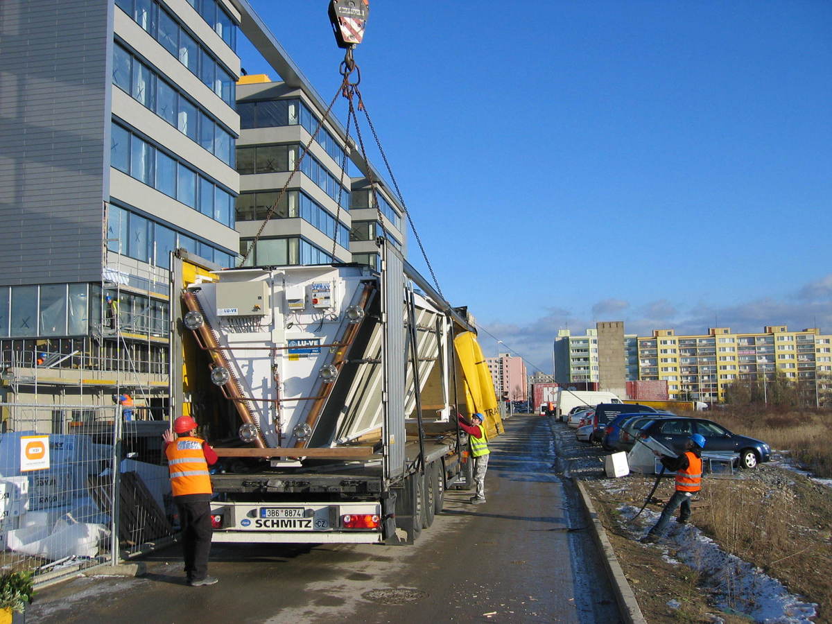WEST CITY – ZAPADNI MESTO   installation – PRAGUE
Made by COMPLETE CZ
2 pieces of EHLD1X 6266 WSS EC fans
Total capacity 2.4 MW