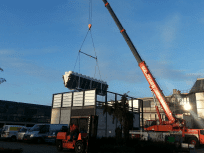 <b>Universiteit Twente</b><br>
<b>Type:</b> N. 2 pcs XXLD1X 9208 A with ALUPAINT fins, EC FANS and regulation, DryandSpray System, isolator switches and Whisperer<br>
<b>Power: 2 x 1500Kw</b>