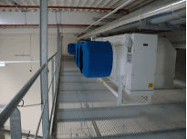 INTERMARCHE’  LOGISTIC CENTER (TOLOSA AREA), installation of
-  CO2 industrial evaporators with hot glycol defrost.
- industrial glycol air coolers 
- WSS dry coolers
