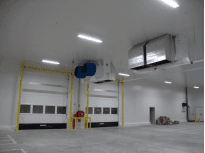 INTERMARCHE’  LOGISTIC CENTER (TOLOSA AREA), installation of
-  CO2 industrial evaporators with hot glycol defrost.
- industrial glycol air coolers 
- WSS dry coolers
