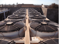 Touristic village in Marrakech.  Installation of:
-	4 dry coolers with D&S (conditioning)
-	Commercial evaporators
Installed by VENTEC
