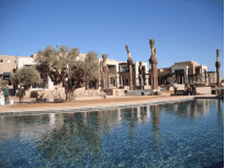 Touristic village in Marrakech.  Installation of:
-	4 dry coolers with D&S (conditioning)
-	Commercial evaporators
Installed by VENTEC
