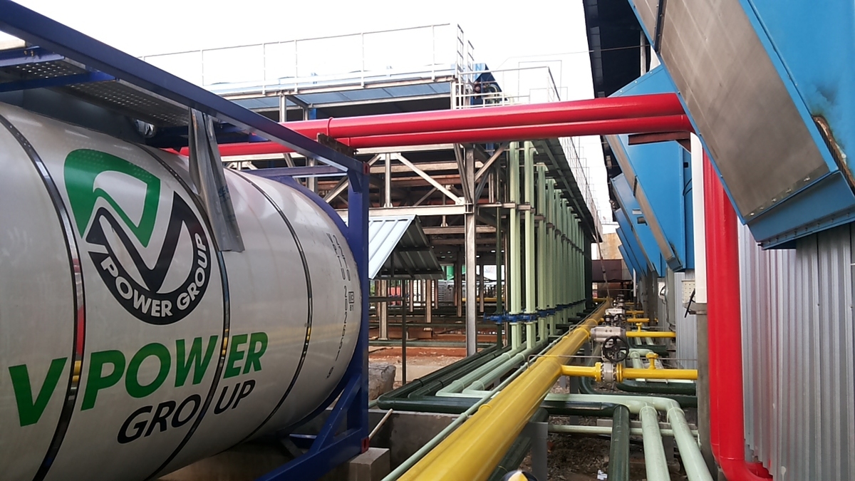 50MW Radiator installation
