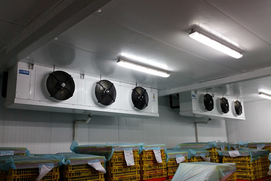 CHS industrial unit cooler installation, Costa Brava, Spain