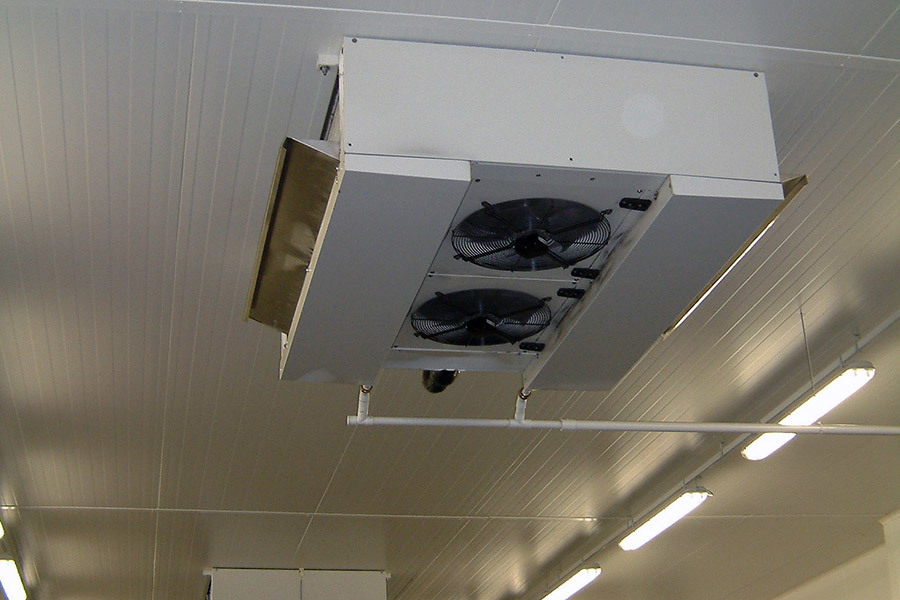 HDI installation. Dual discharge unit coolers