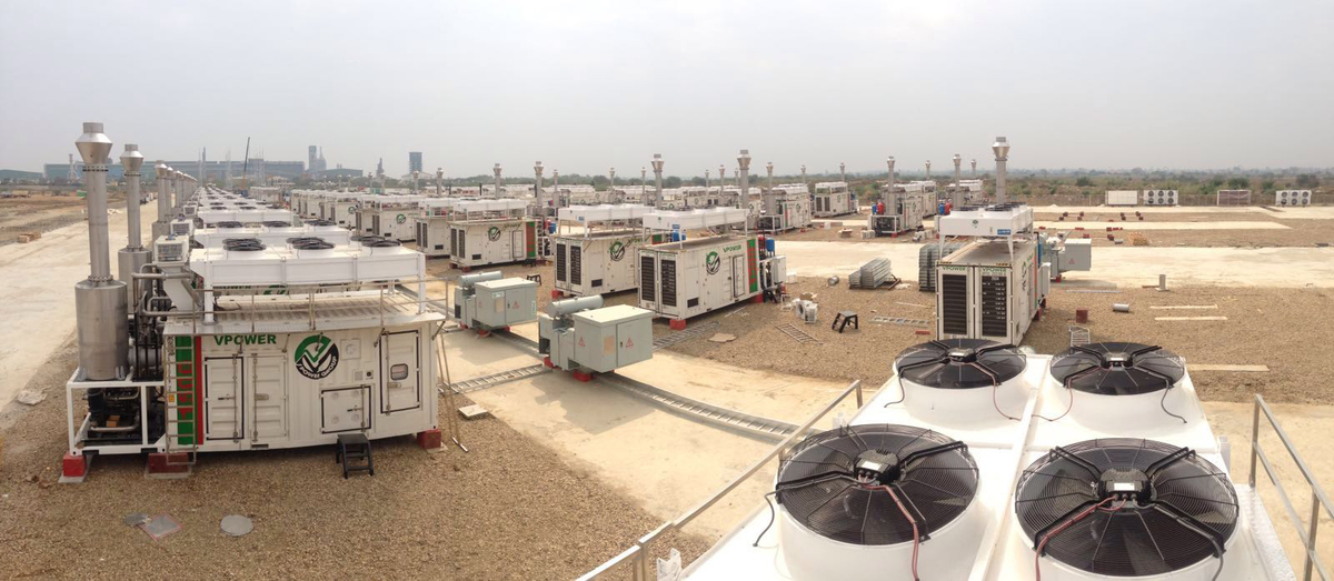 Equipped with 96 MTU Onsite Energy gas gensets based on 16V 4000 units with a total power output of 144 MW; the VPower gas power plant in in Myingyan, Myanmar is one of the biggest worldwide.
