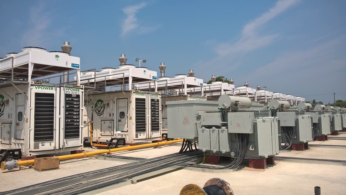 Kyaukpyu<br>Installed power: 45MW. <br>32 pcs SAL9F 1232. BB, 16V 4000 L32<br>Max energy consumption 15.6 kW each radiator @45°C