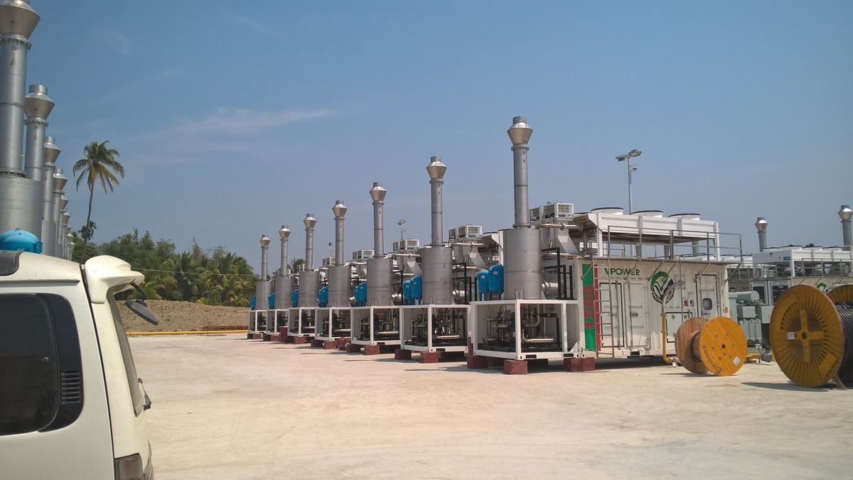 Kyaukpyu<br>Installed power: 45MW. <br>32 pcs SAL9F 1232. BB, 16V 4000 L32<br>Max energy consumption 15.6 kW each radiator @45°C