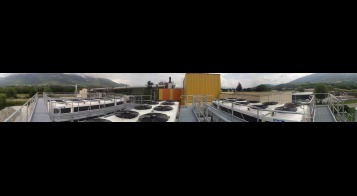 700 kWe Power Plant based on ORC-Cycle<br>Fluid R245fa<br>4 pcs – EHVD1N 2256 EC_R-245fa<br>PLANT: Pontcharra, SIBRECSA<br>YEAR: 2013<br>APPLICATION: Heat Recovery<br>POWER: 700 kWe