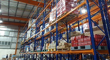Project name: G2 International LLC, Technopark Dubai<br/>
Refrigeration contractor: Fanar al Khaleej Refrigeration<br/>
Execution: 2017-2018<br/>
Application: Logistic cold store, dry cold store, chiller and freezer cold rooms<br/>
Application with hot gas defrost + electrical in parallel<br/>
Cooling system description:<br/>
- Chilled receiving area: LU-VE Cubic 2# F50HC 1806 E 7 - 40,6kW  (10C_85%_EV-3) R404a<br/>
- 7 cold stores dual application Chiller/Freezer (various sizes): LU-VE Cubic 15# F50HC 1808 E 7 - 21,4kW (-20C_85%_EV-27C) R404a<br/>
- 2 cold stores dual application Chiller/Freezer (various sizes): LU-VE Cubic 4# F50HC 1806 E 7 - 17,4kW (-20C_85%_EV-27C) R404a<br/>
- 1 cold stores dual application Chiller/Freezer (various sizes): LU-VE Cubic 1# F45HC 1320 E 7 - 30,3kW (-20C_85%_EV-27C) R404a<br/>
- Corridor: LU-VE Cubic 2# F50HC 1706 E 6 - 40,6kW  (5_85%_EV-3) R404a<br/>
- Dry storage area (1800sqm): LU-VE Cubic 3# F71HC 4208 N 6 – 65,8kW (22C_65%_EV-27C) R134a<br/>
- Technical Store: LU-VE Cubic 1# F45HC 1112 N 4 – 28,9kW (22C_65%_EV-27C) R134a<br/>
- Plant room: LU-VE Cubic 1# F35HC 261 N 6 – 19,4kW (25C_65%_EV-27C) R134a<br/>
Rack System:<br/>
- 1# Profroid 200HP Rack for LT application R404a<br/>
- 1# Profroid 120HP Rack for MT application R134a
