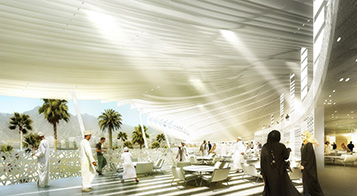 The Fish Market is located at the heart of Mutrah, and is essential for both the continuation of historical trading traditions and the needs of Oman's growing tourism industry. <br>
The radial shape of Mutrah's characteristic bay shows a clear relationship between the city, the mountains and the waterfront. The bay is emphasized in the form of the new fish market, which references both the former waterfront and the continuation of the corniche. This is further articulated in the curved wall that defines the northern spine of the new fish market in Mutrah.<br>
The new market enhances the public setting by forming a dynamic shaded canopy, organizing the spaces beneath, both visually and environmentally. The canopy’s form is derived from the sinuous flow of Arabic calligraphy - playful movement of light and shadow built from aluminum fins, and providing shade, natural ventilation, and an ephemeral appearance.<br>
The new fish market will provide the city with a strong focal point, layering local activities, the fishing industry and tourism in Mutrah, sympathetically uniting the old and new. The design introduces a new landmark on the waterfront along the lively corniche in Mutrah.<br>
<br>
Installation LU-VE:<br>
LU-VE Condenser: SHVDN 483 SPEC COIL CUSN/CUSN - HT FANS (2 Pieces)<br>
LU-VE Condenser: SHVDN 322 SPEC COIL CUSN/CUSN - HT FANS (2 Pieces)<br>
LU-VE Condenser: XDHV1F 1134 SPEC COIL CUSN/CUSN - HT FANS (1 Piece) 
