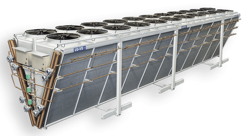 Dry coolers e condensatori adiabatici speciali con Sistemi Spray D&S