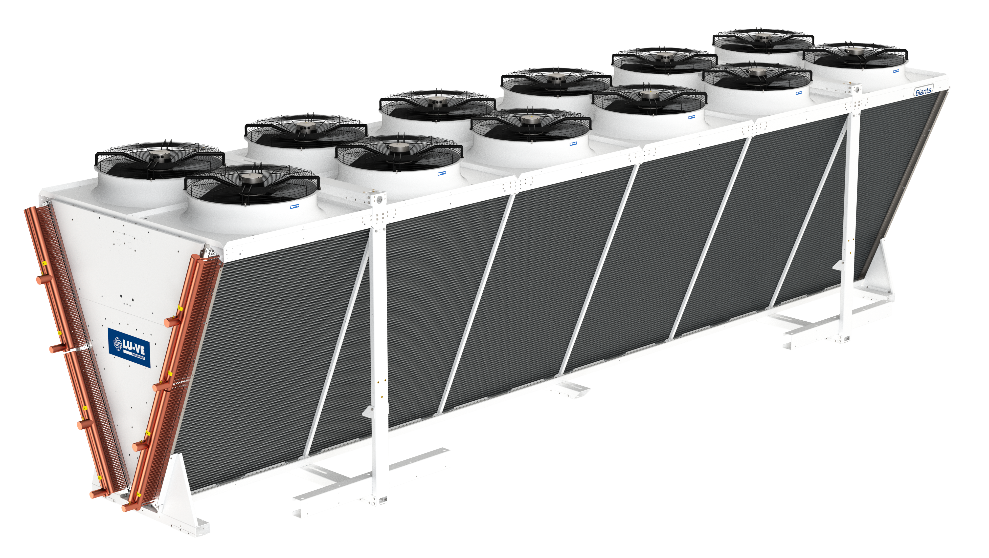 Condensatori con ventilatori assiali a V doppia batteria EHVD