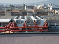 SPIRAL HAZ  Building - Budapest - Air conditioning - 4 pcs EHLD1T 4266 dry coolers with regulation