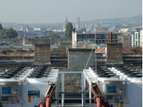 SPIRAL HAZ  Building - Budapest - Air conditioning - 4 pcs EHLD1T 4266 dry coolers with regulation