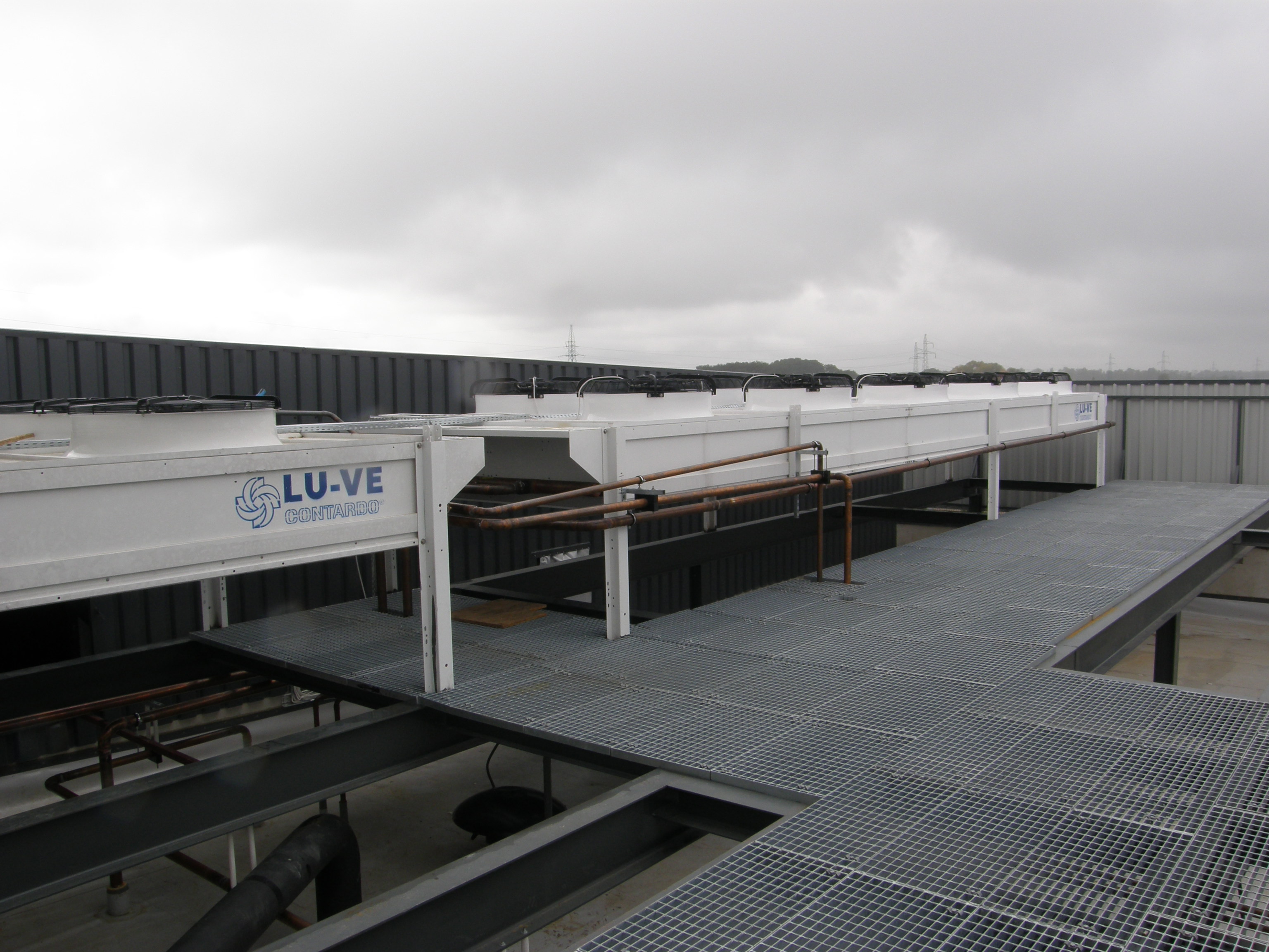 Logistic Centre cold room - Warsaw, Poland - EAV air cooled condenser