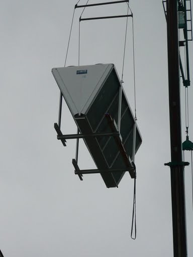 Raiffeisen Bank Center - Budapest - Hungary - EHVD1F 1247 air cooled condenser - A/C installation