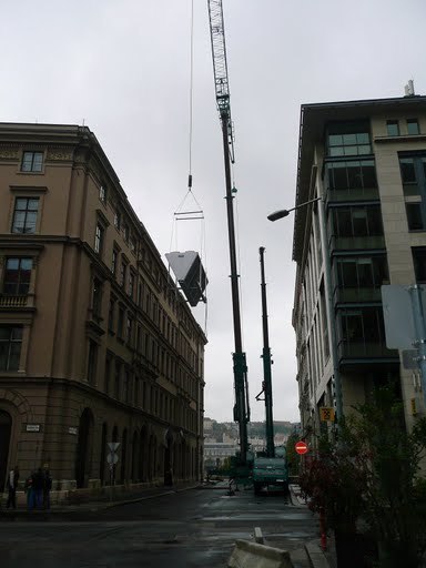 Raiffeisen Bank Center - Budapest - Hungary - EHVD1F 1247 air cooled condenser - A/C installation