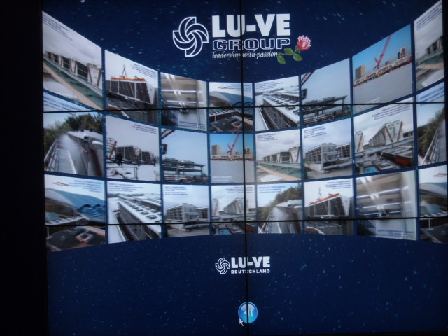 Touch screen presentation